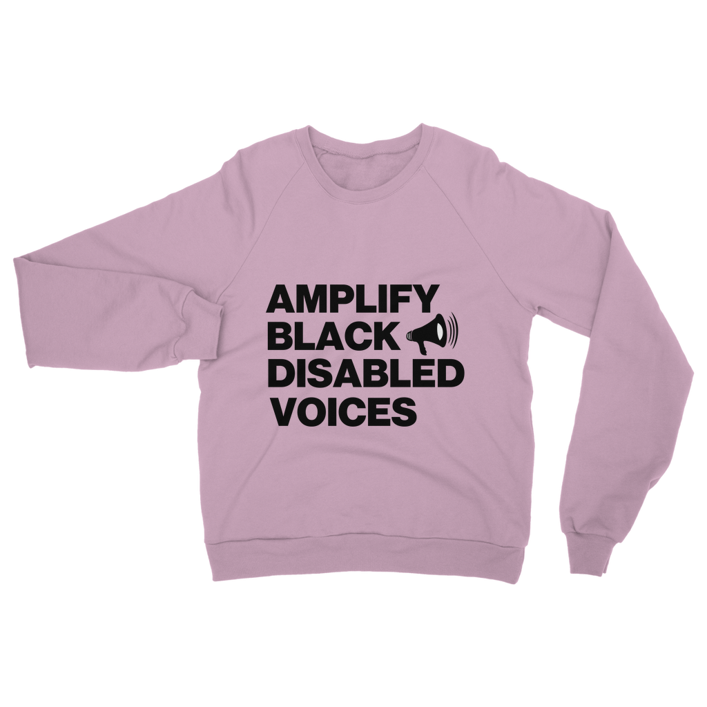 Amplify Black Disabled Voices Organic Sweatshirt