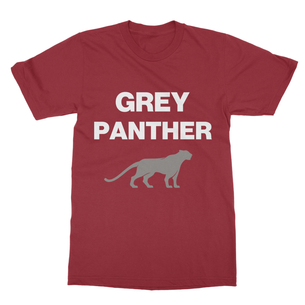 T-shirt Grey Panther High-Quality Cotton Unisex T-Shirt INTERSECTIONAL UK
