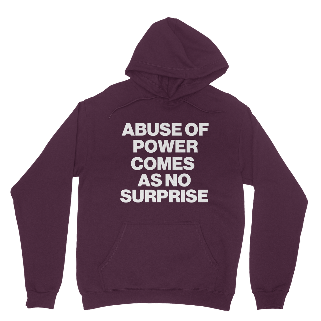 Abuse Of Power Organic Hoodie