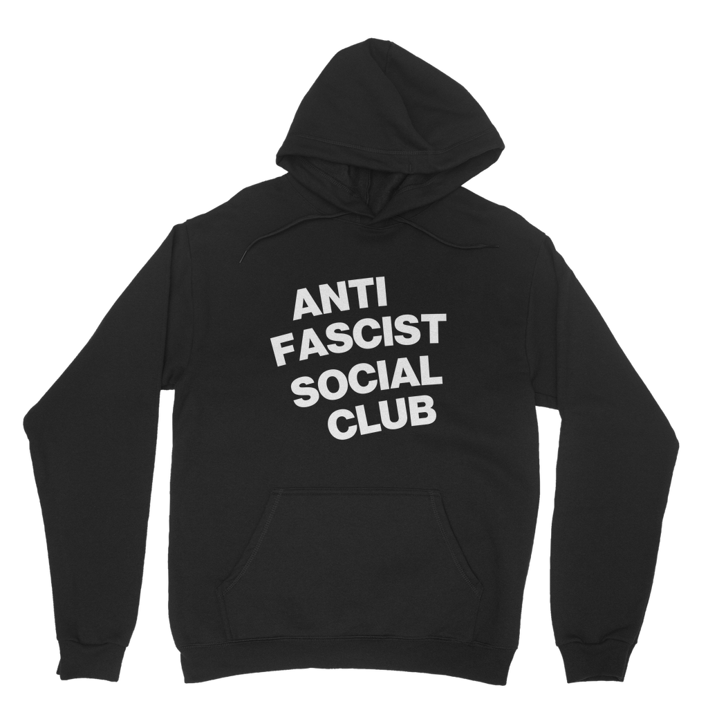 Anti Fascist Social Organic Hoodie