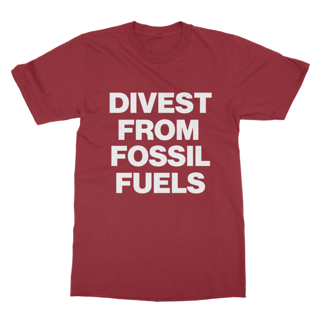 Divest From Fossil Fuels Organic T-Shirt