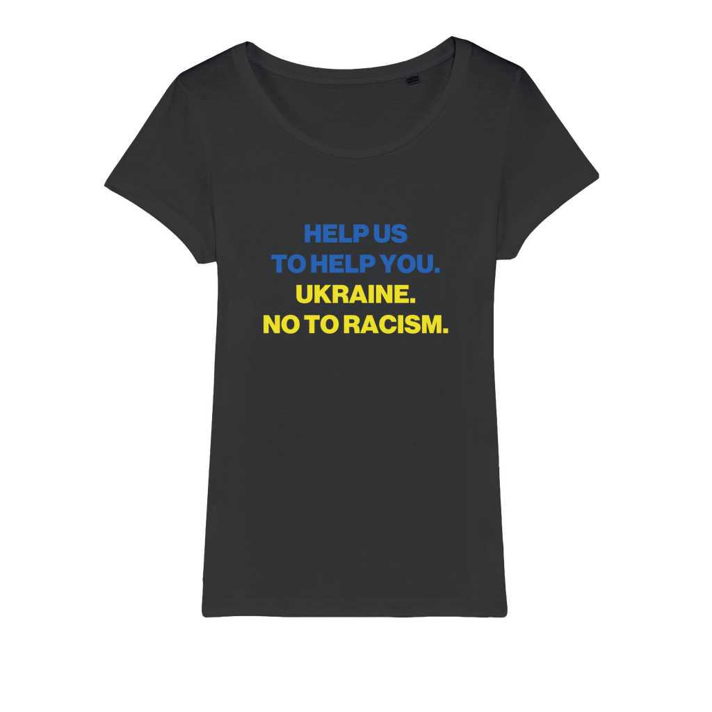 No To Racism Organic Women's T-Shirt