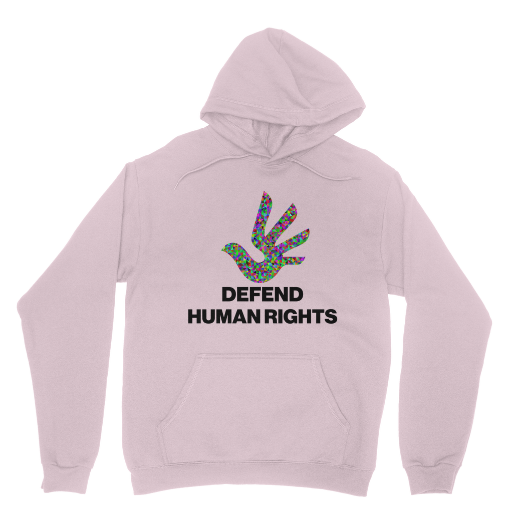 Defend Human Rights Organic Hoodie