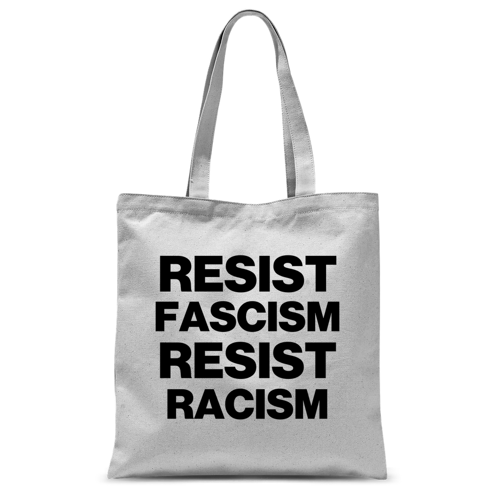 Resist Fascism Resist Racism Classic Tote Bag