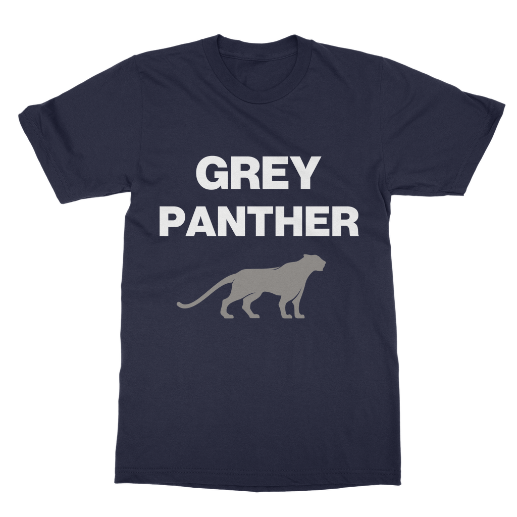 T-shirt Grey Panther High-Quality Cotton Unisex T-Shirt INTERSECTIONAL UK