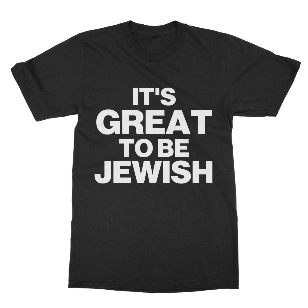 It's Great To Be Jewish Organic T-Shirt