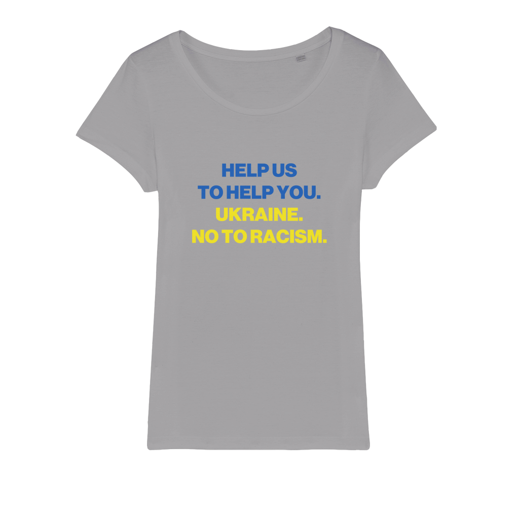 No To Racism Organic Women's T-Shirt