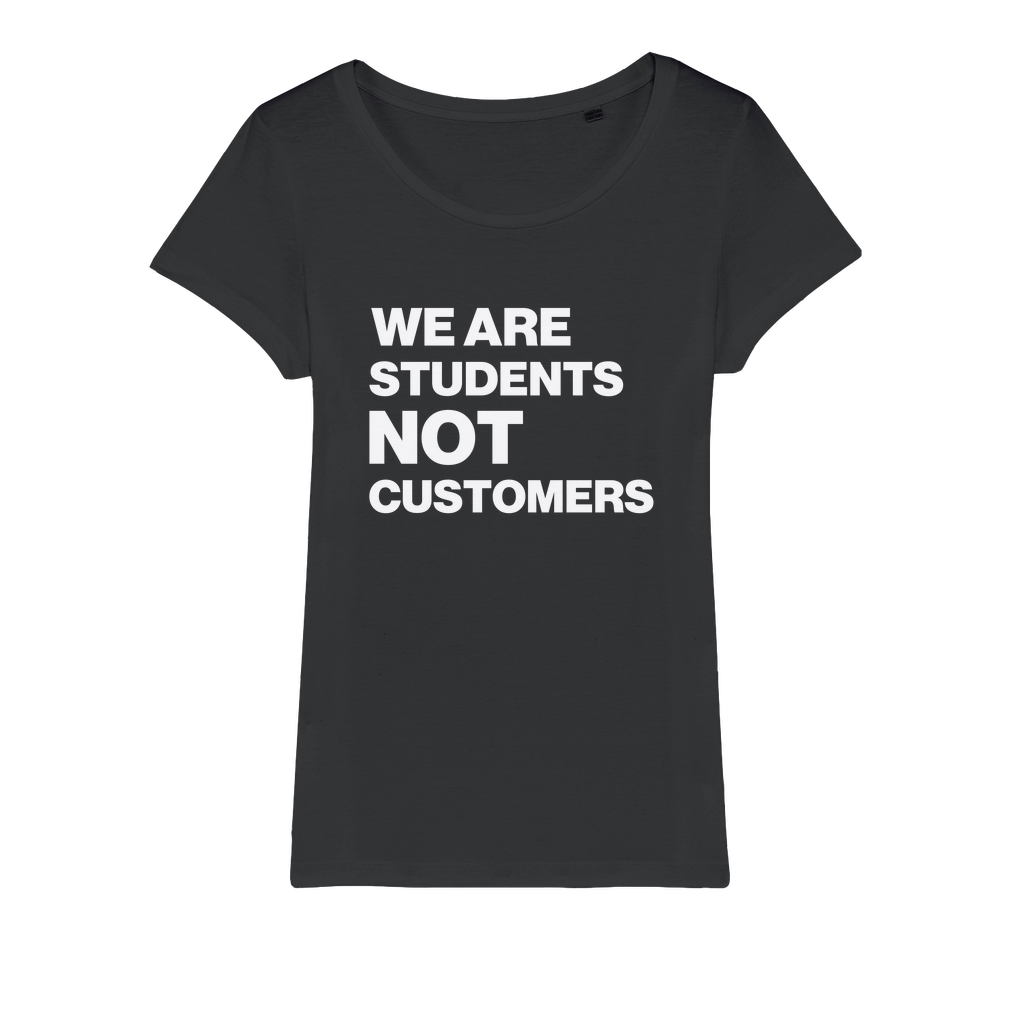 Students Not Customers Organic Women's T-Shirt