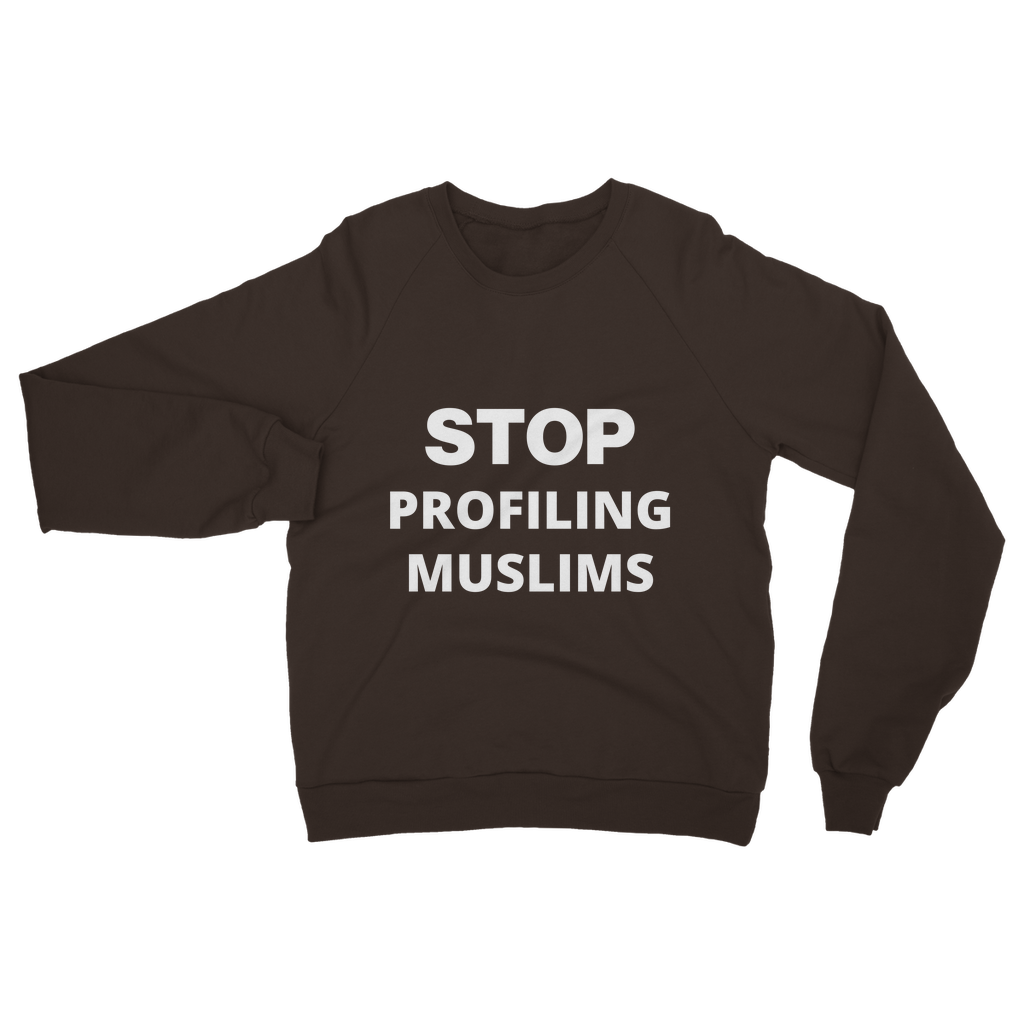 Stop Profiling Muslims Organic Sweatshirt