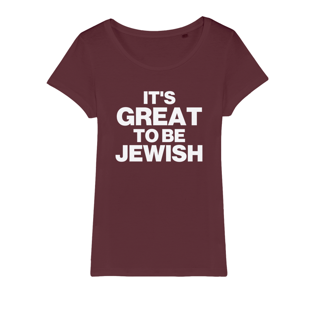 It's Great To Be Jewish Organic Women's T-Shirt