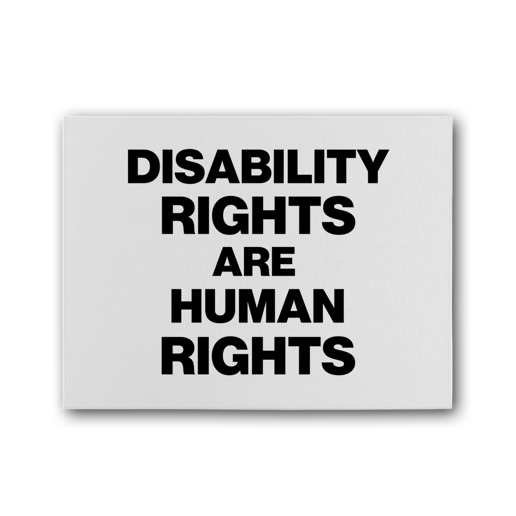 Disability Rights Premium Stretched Canvas