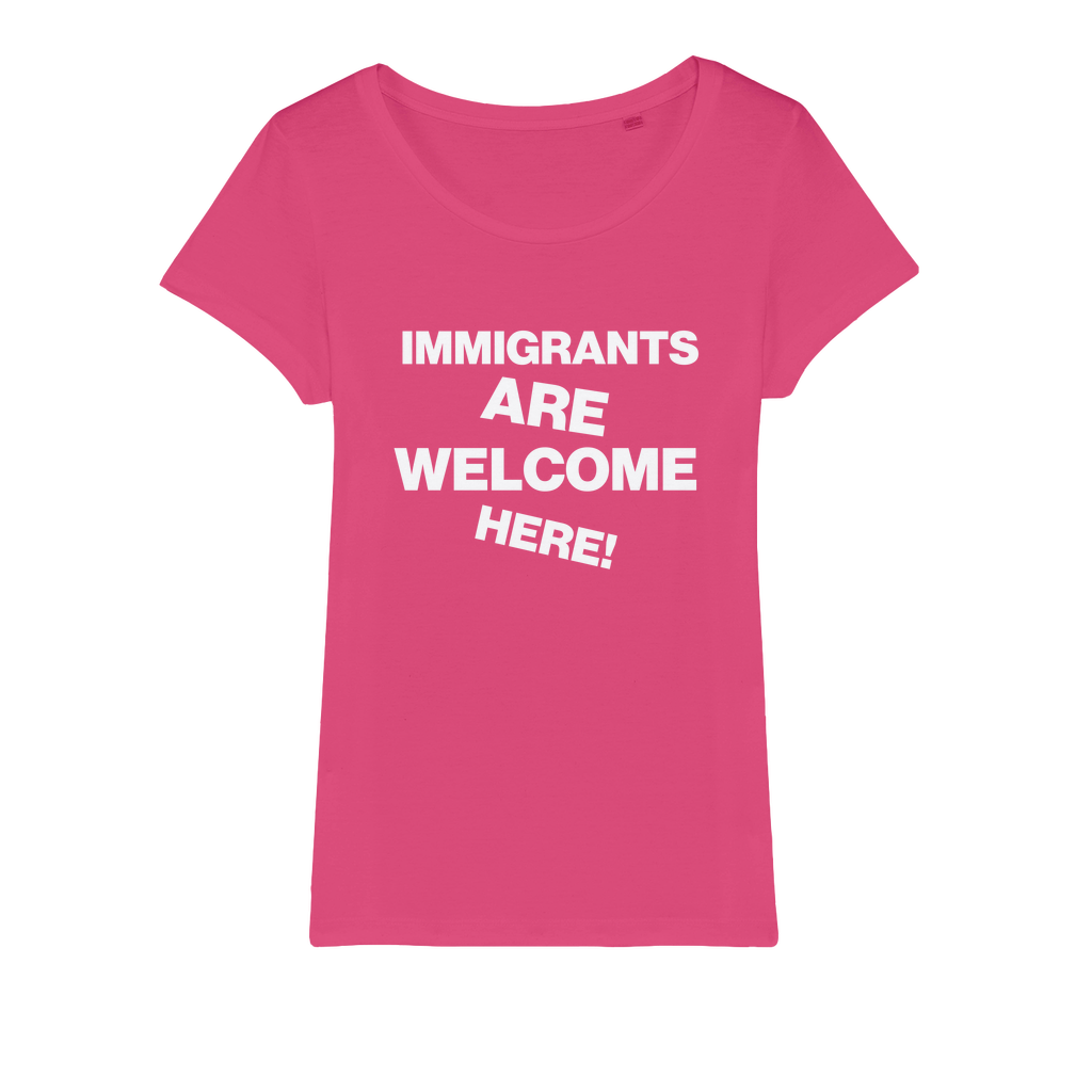 Immigrants Are Welcome Organic Women's T-Shirt