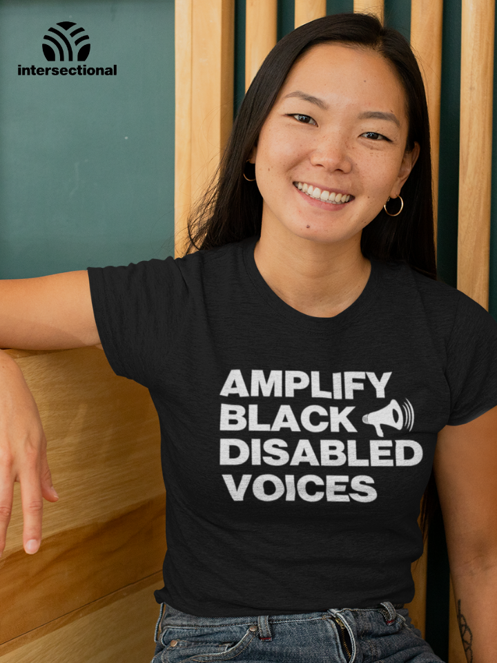 Amplify Black Disabled Voices Organic Women's T-Shirt