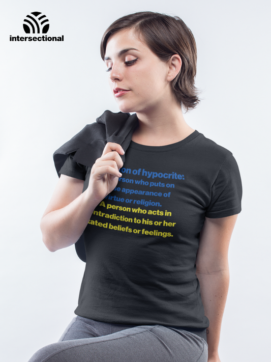 Don't Be A Hypocrite Organic Women's T-Shirt
