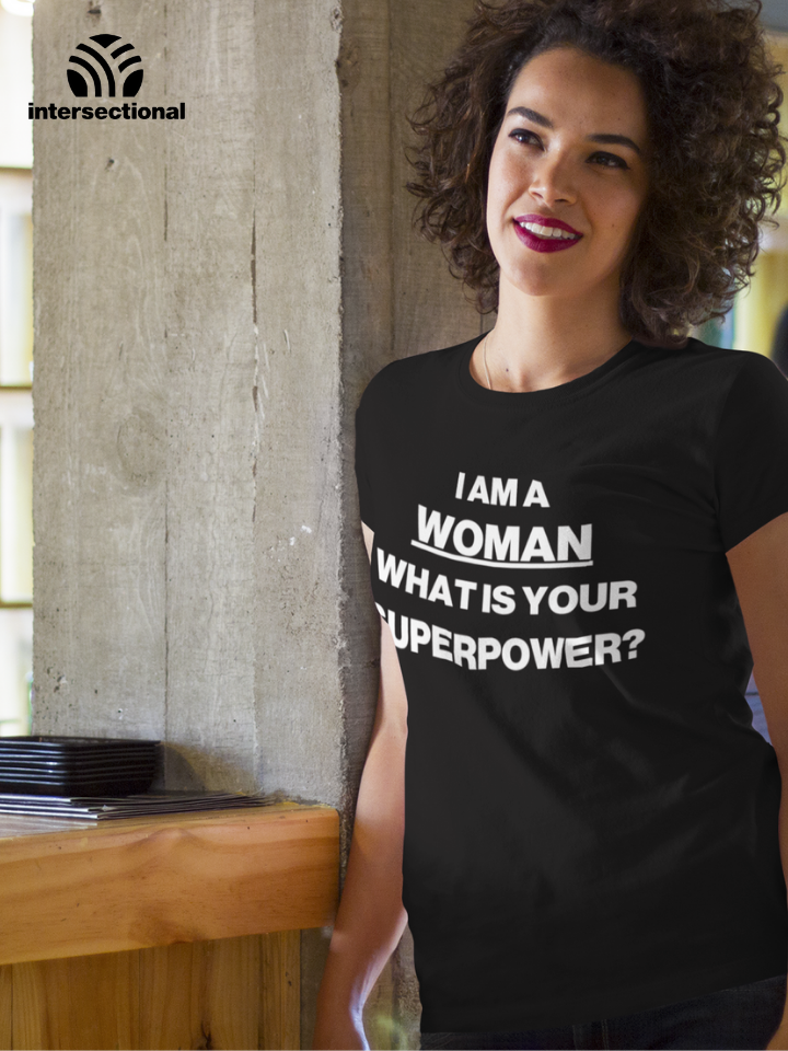 I Am A Woman Organic Women's T-Shirt