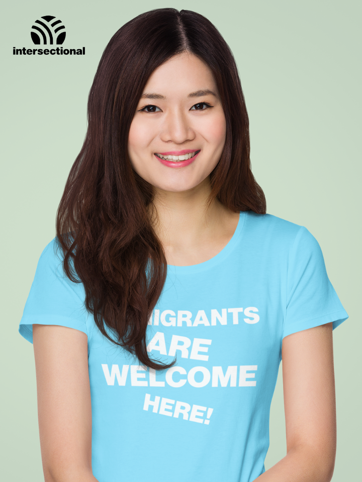 Immigrants Are Welcome Organic Women's T-Shirt