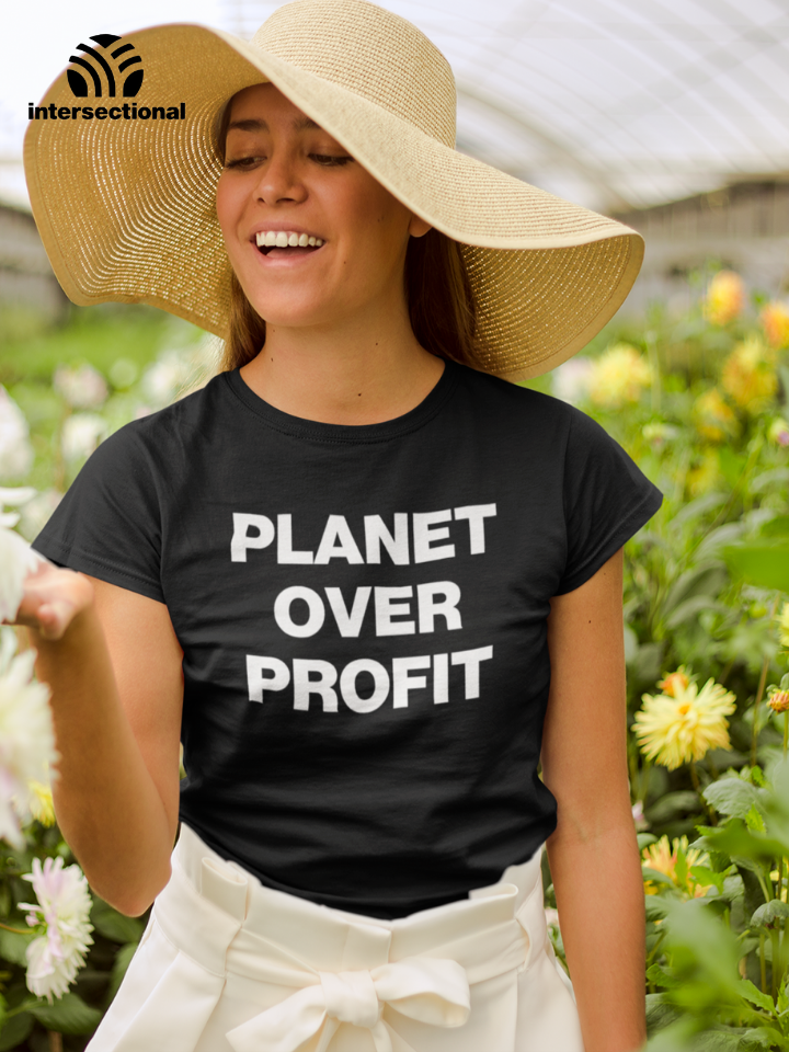 Planet Over Profit Organic Women's T-Shirt