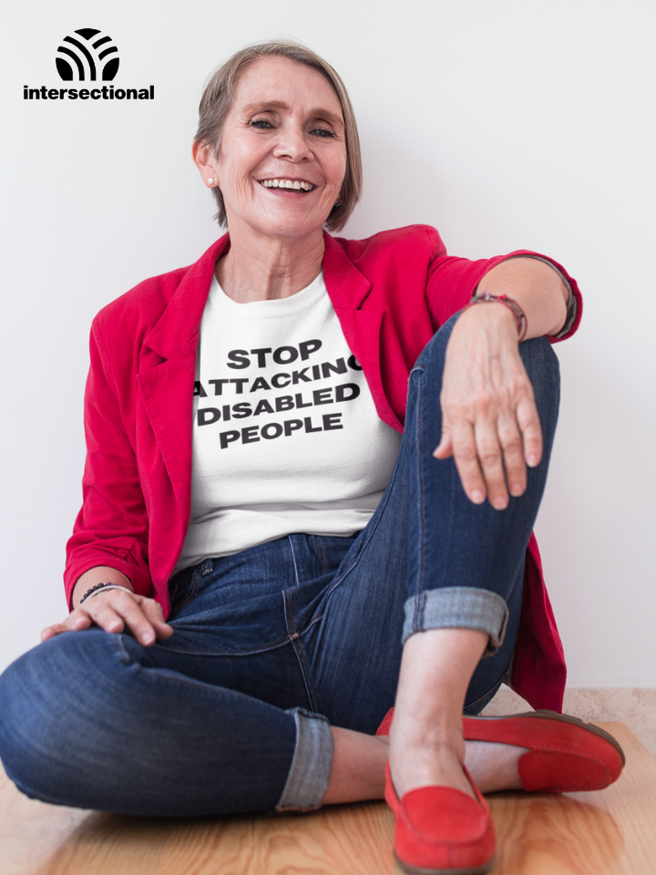 Stop Attacking Disabled People Organic T-Shirt
