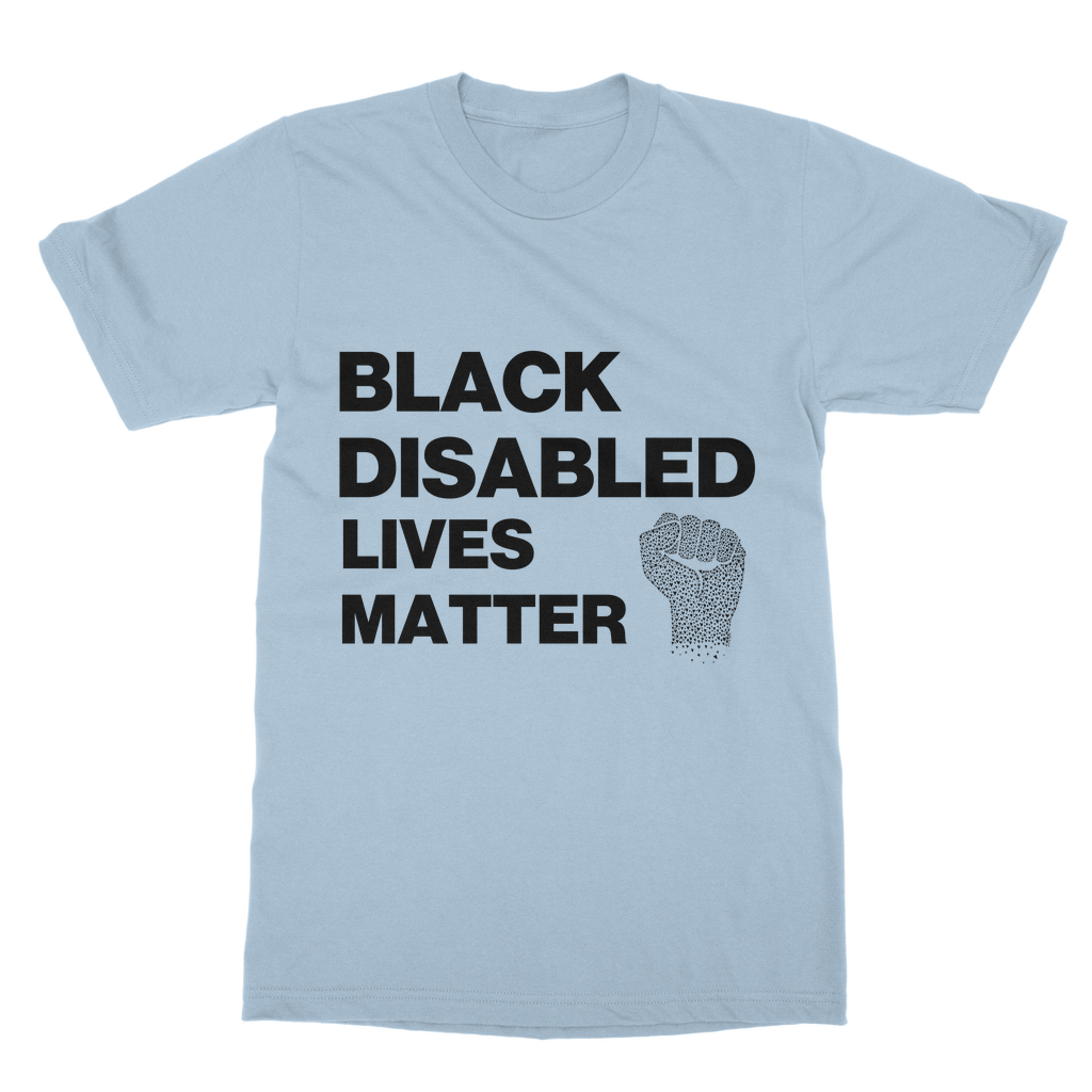 Black Disabled Lives Matter Organic T-Shirt