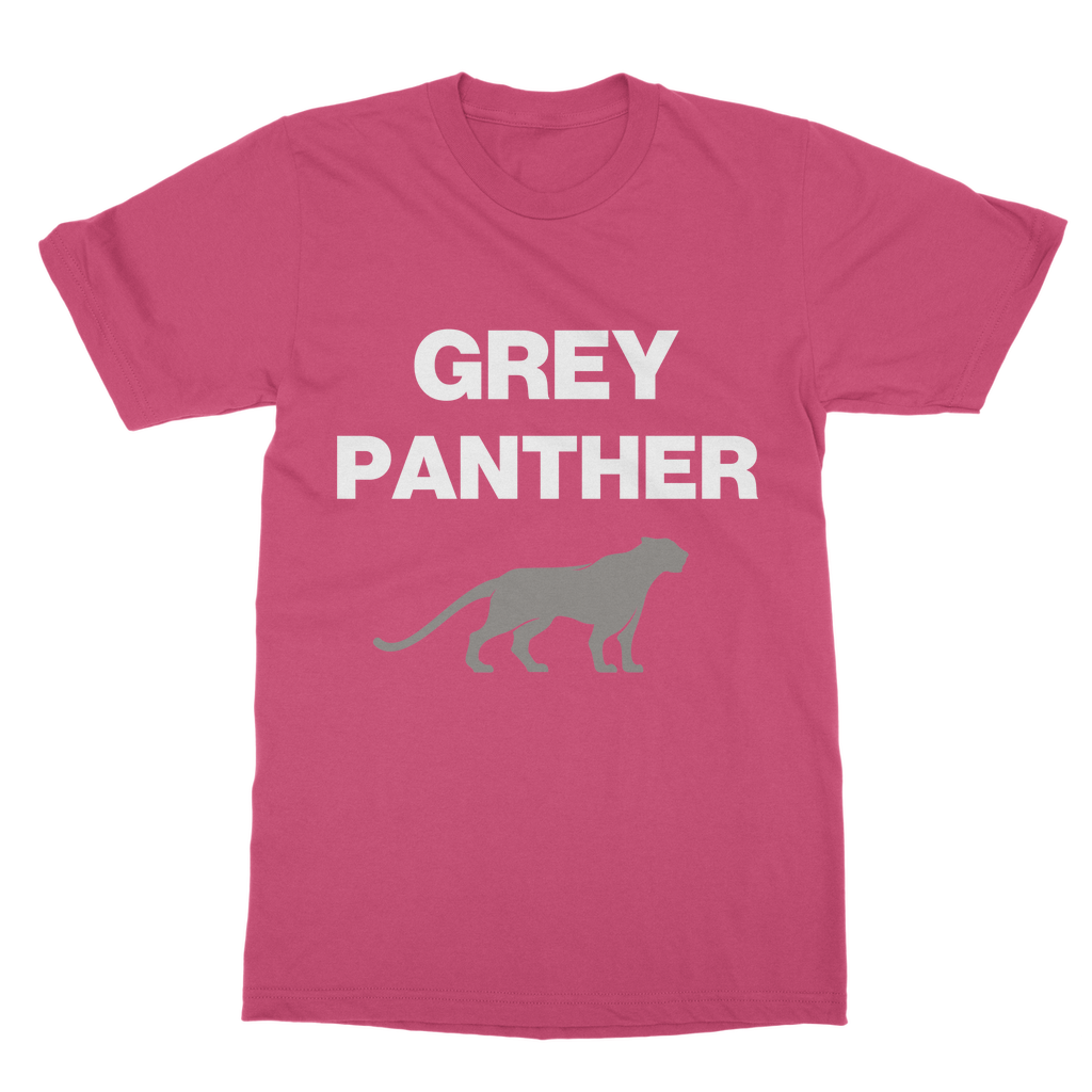 T-shirt Grey Panther High-Quality Cotton Unisex T-Shirt INTERSECTIONAL UK