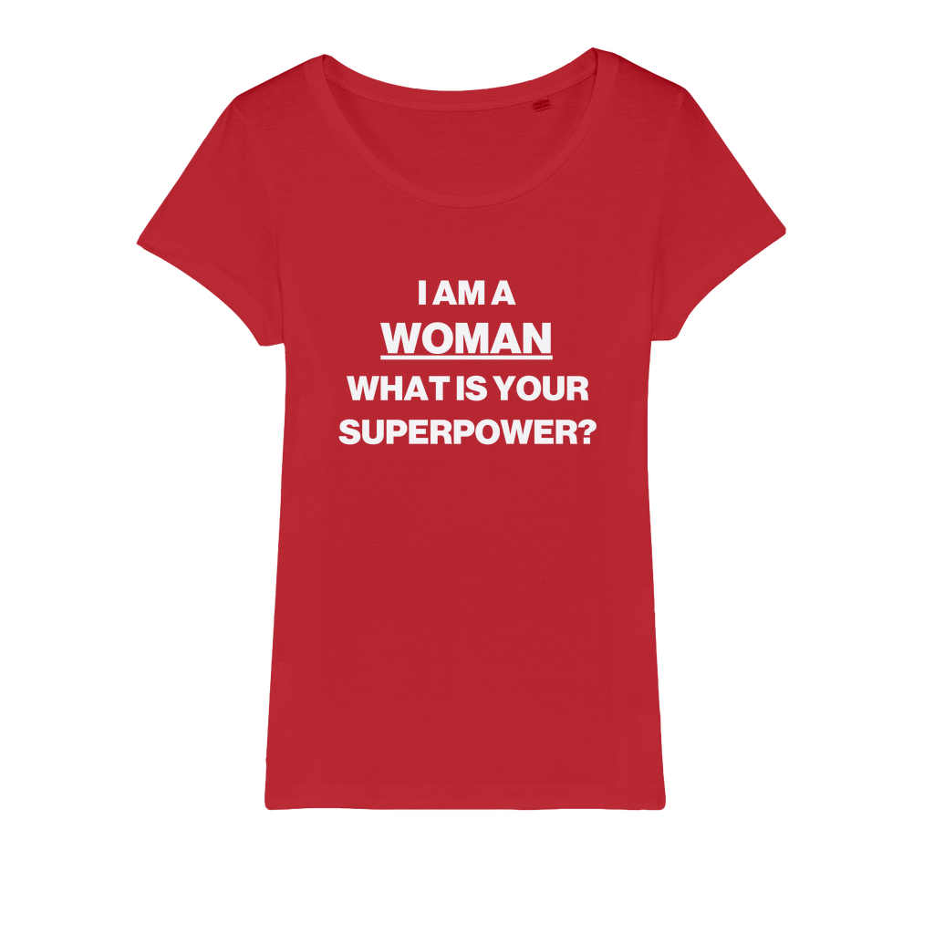 I Am A Woman Organic Women's T-Shirt