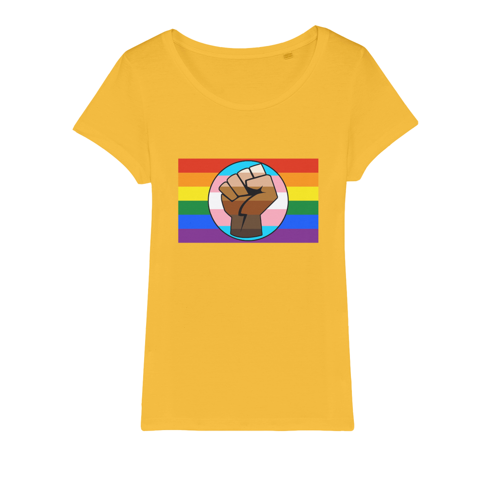 Human Rights Are LGBTQ Rights Organic Women's T-Shirt