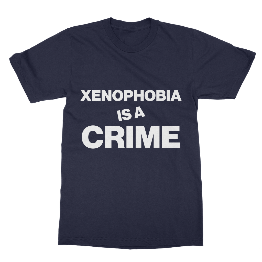 Xenophobia Is A Crime Organic T-Shirt