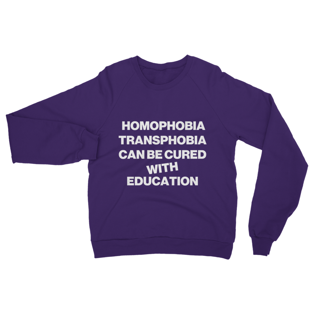 Cured With Education Organic Sweatshirt