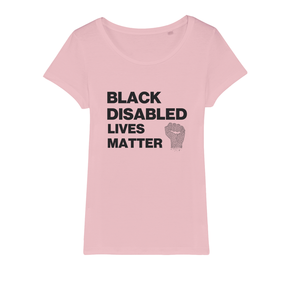 Black Disabled Lives Matter Organic Women's T-Shirt