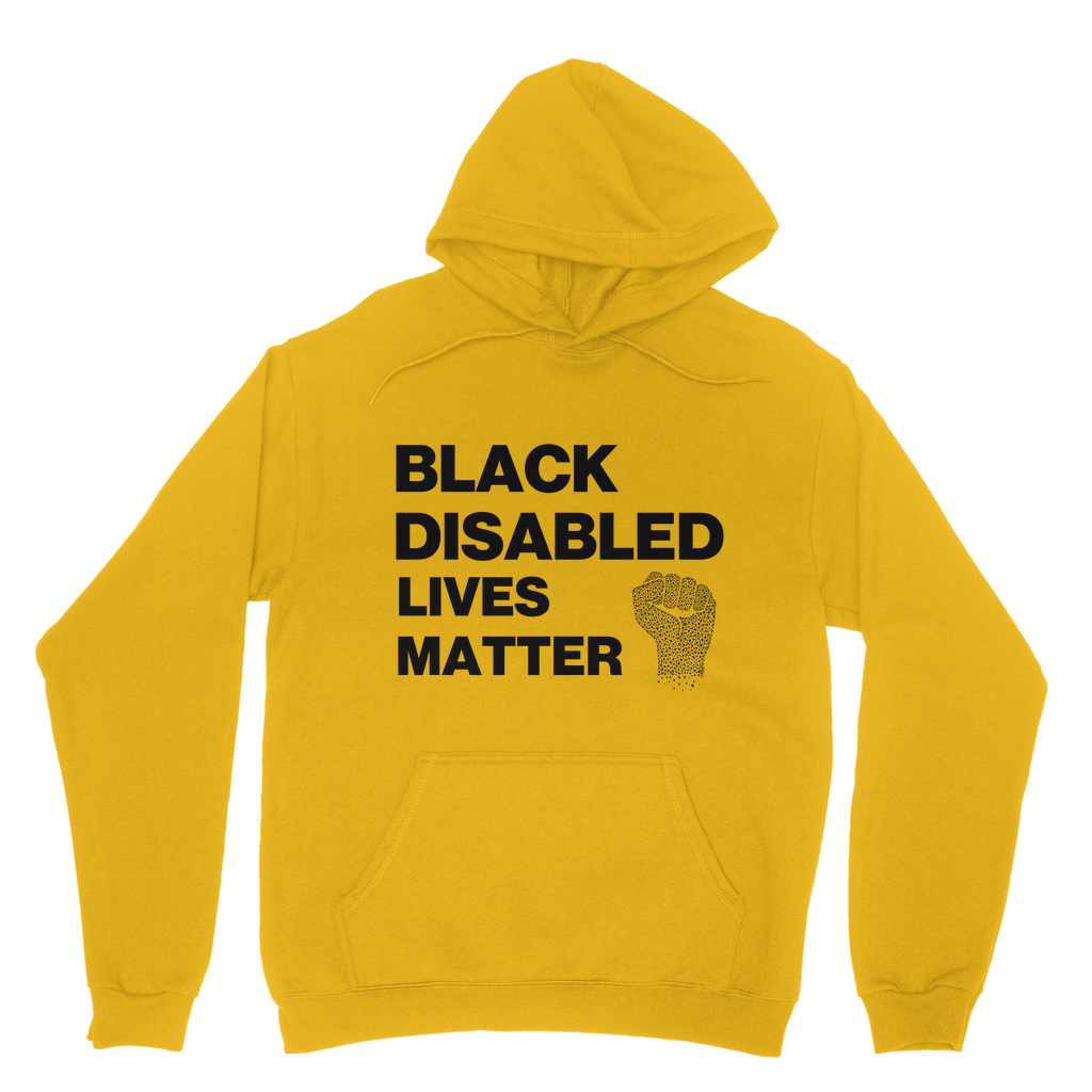 Black Disabled Lives Matter Organic Hoodie
