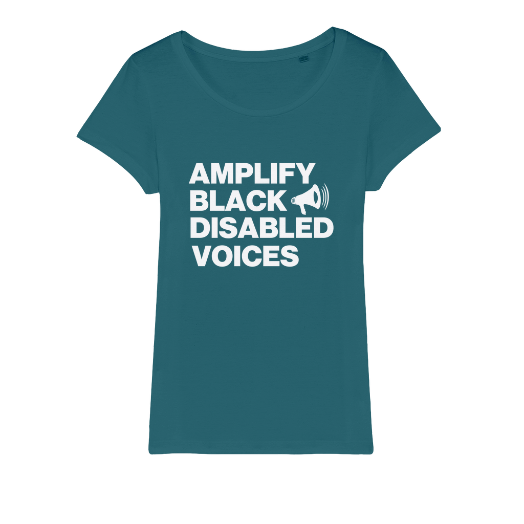 Amplify Black Disabled Voices Organic Women's T-Shirt