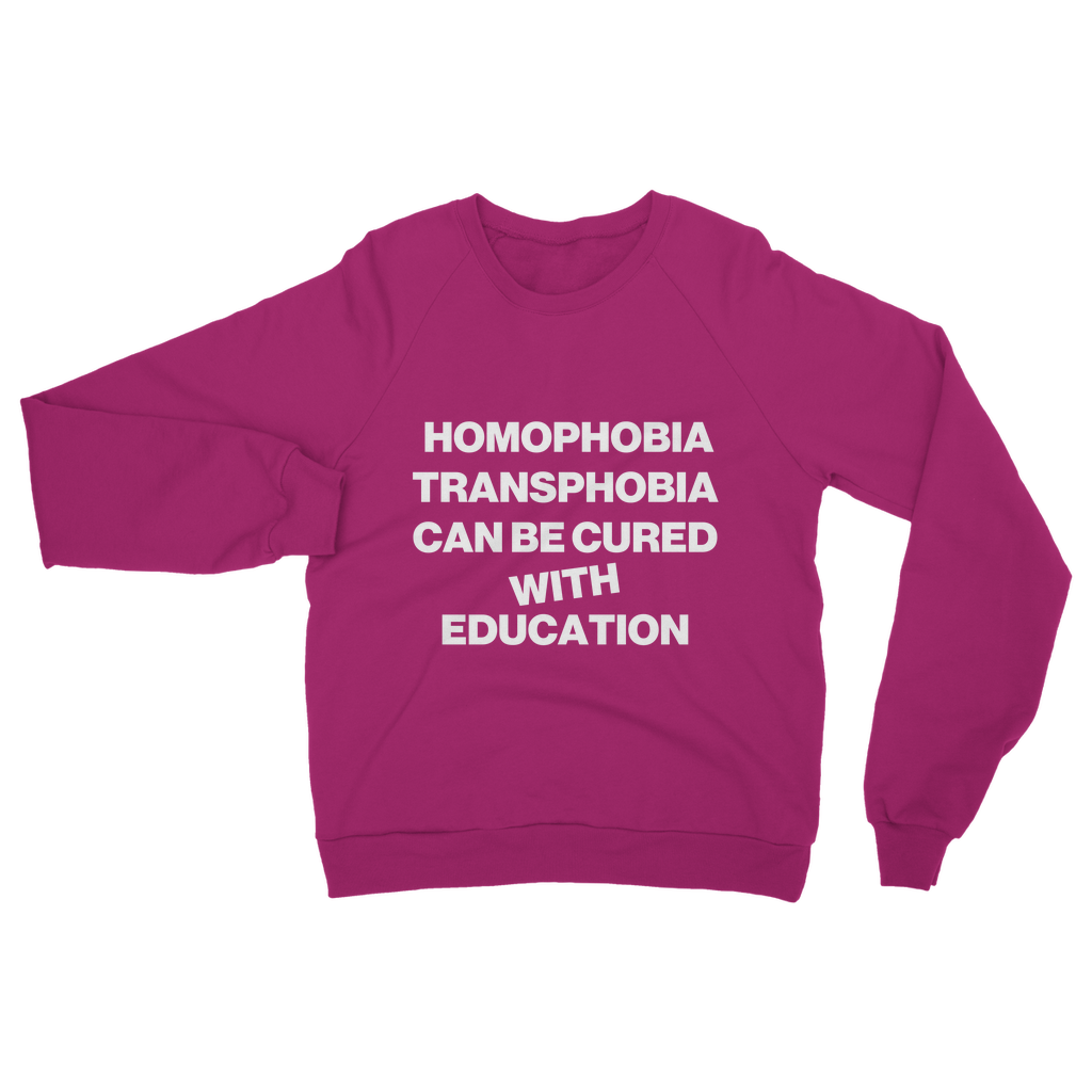 Cured With Education Organic Sweatshirt