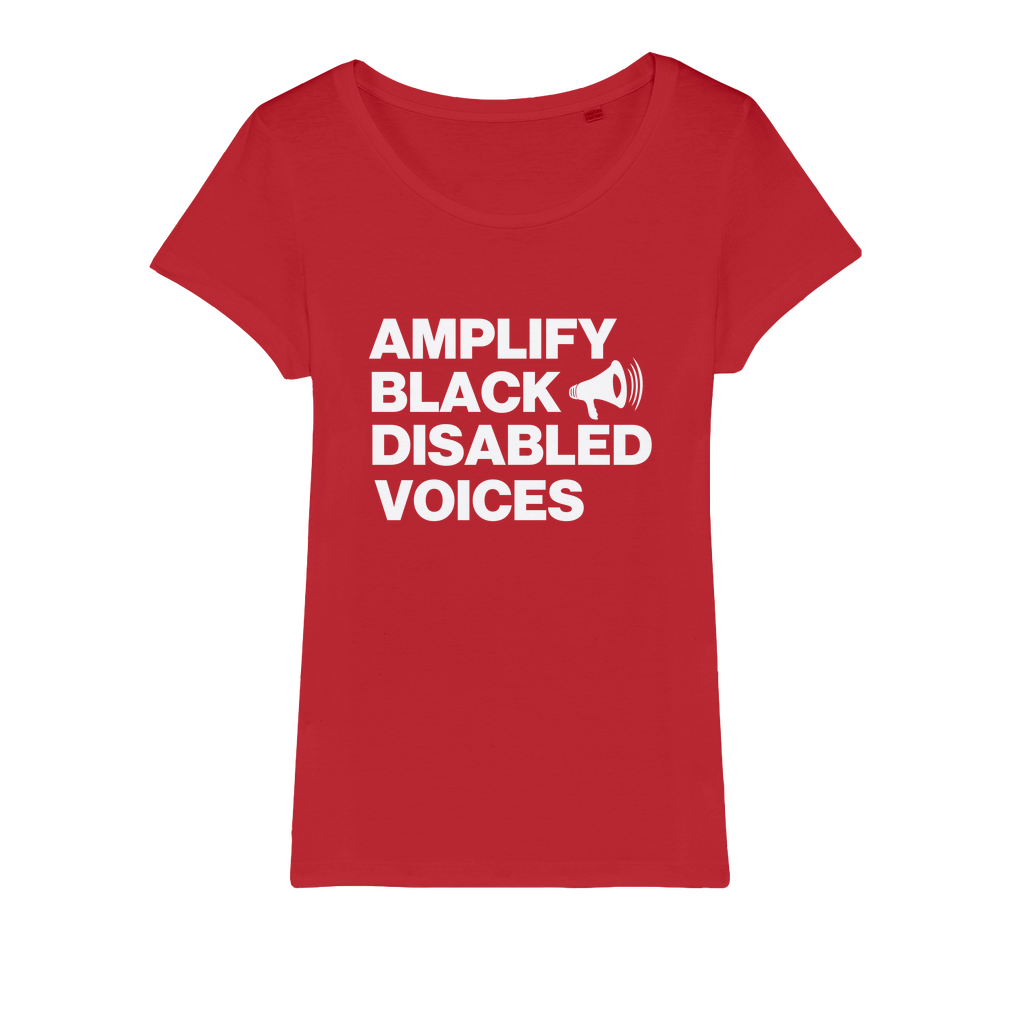 Amplify Black Disabled Voices Organic Women's T-Shirt