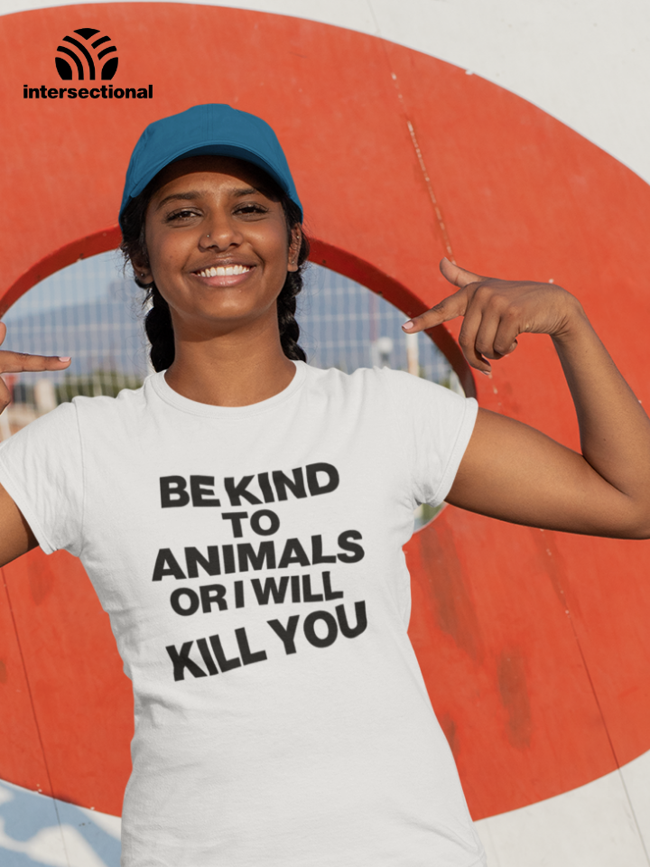 Be Kind To Animals Organic Women's T-Shirt