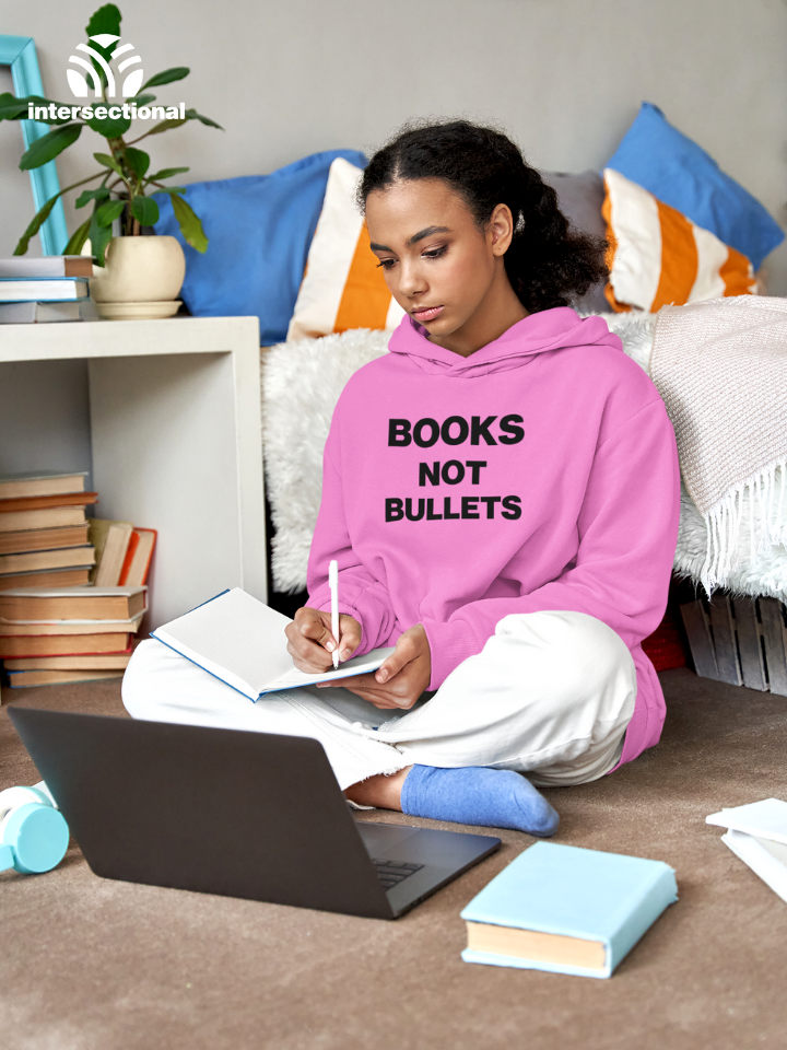 Books Not Bullets Organic Hoodie
