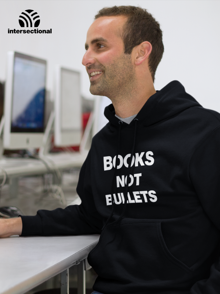 Books Not Bullets Organic Hoodie