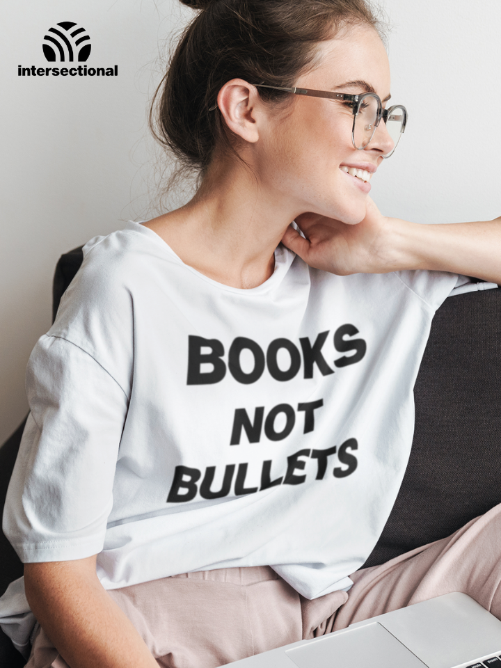 Books Not Bullets Organic T-Shirt