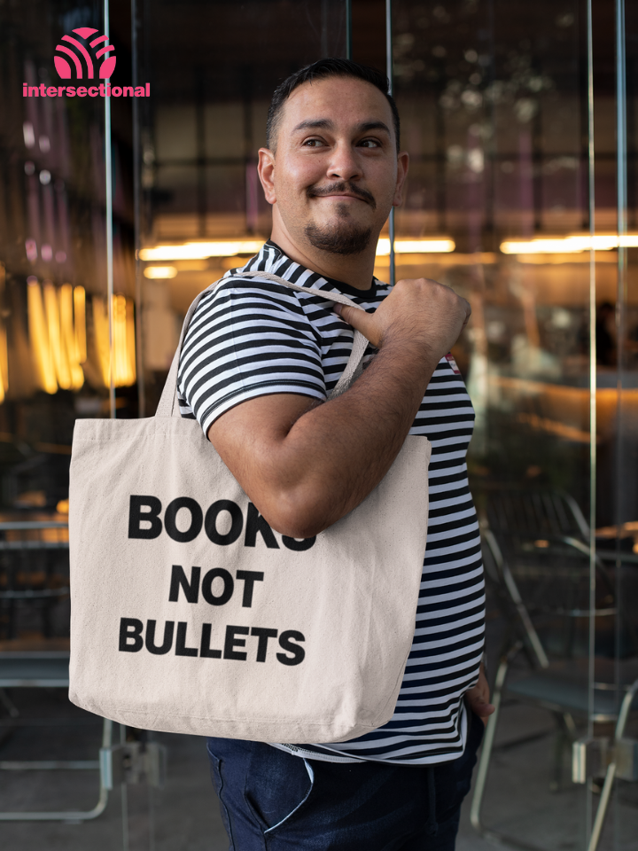 Books Not Bullets Classic Tote Bag