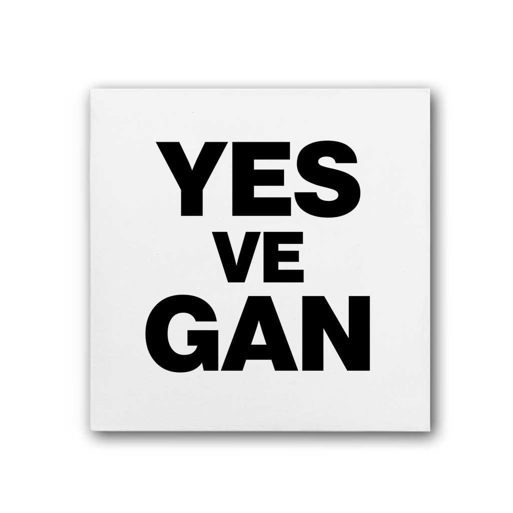 Yes Ve Gan Premium Stretched Canvas