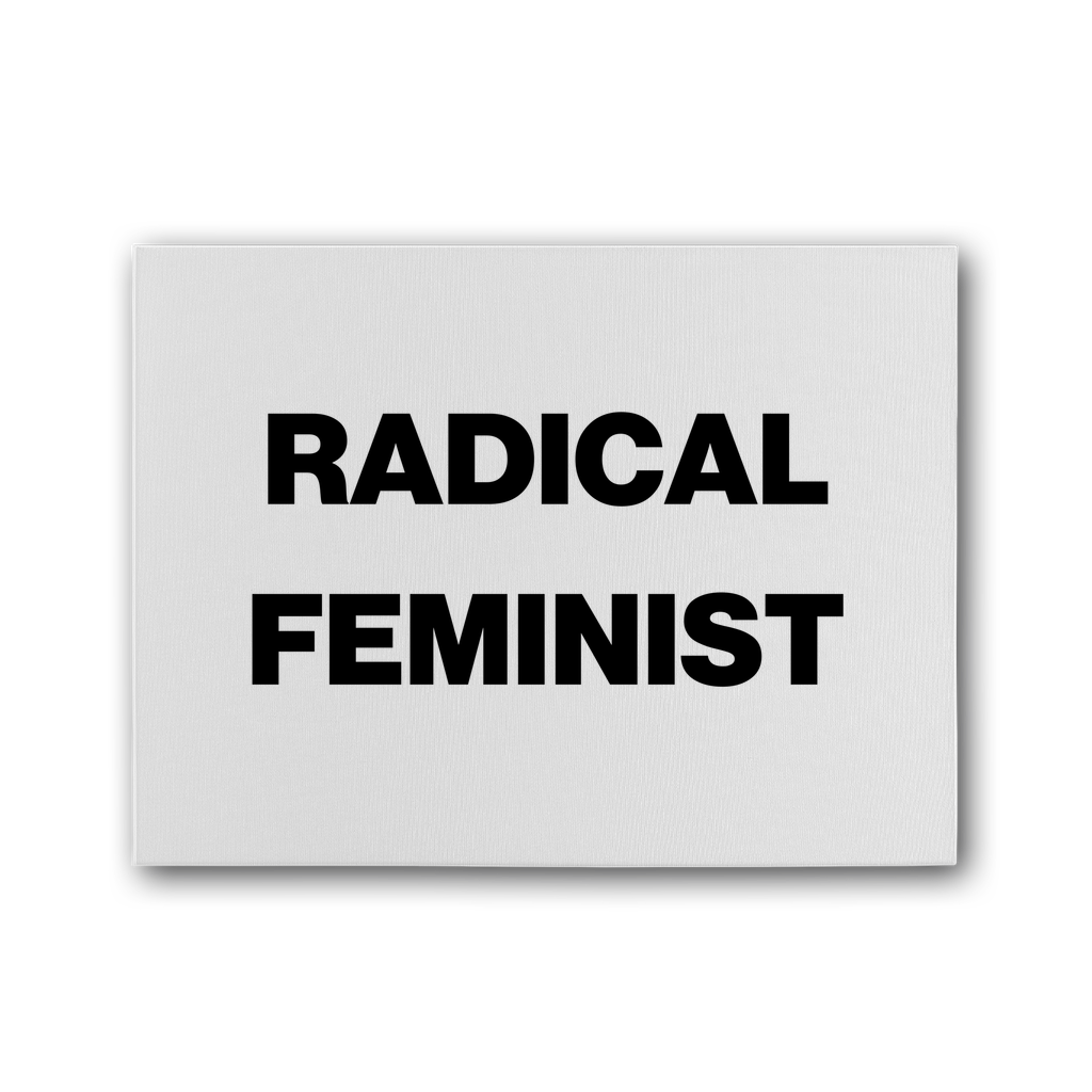 Radical Feminist Premium Stretched Canvas