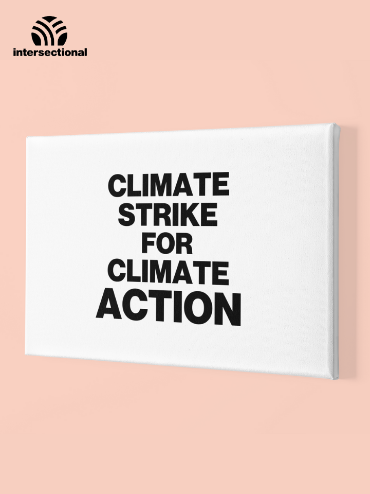 Climate Action Premium Stretched Canvas