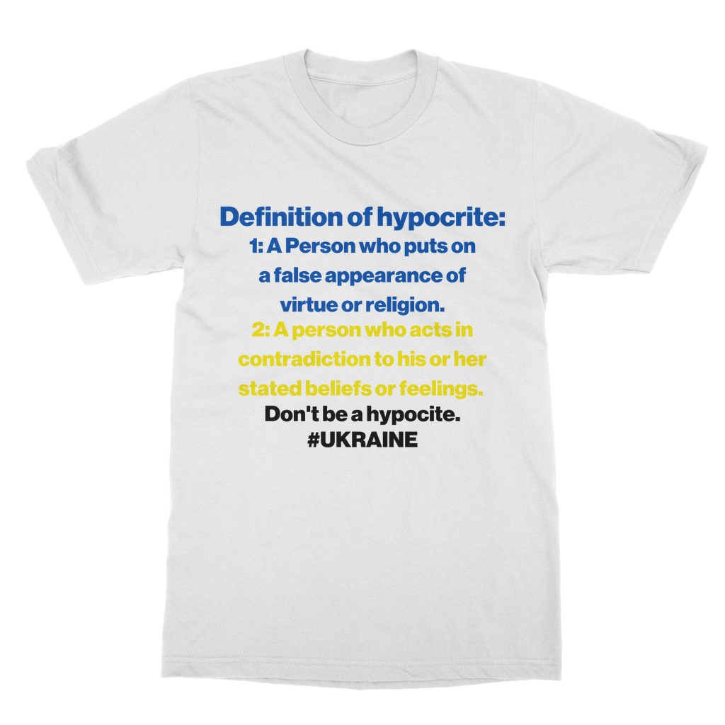 Don't Be A Hypocite Organic T-Shirt