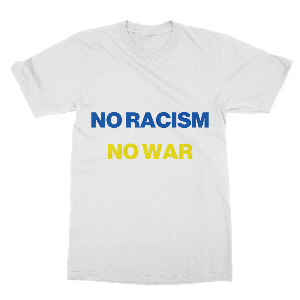 No Racism No War Organic T-Shirt