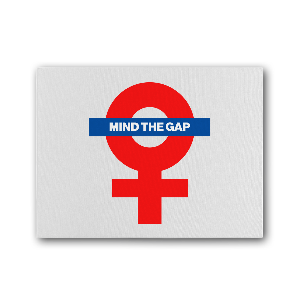 Mind The Gap Premium Stretched Canvas