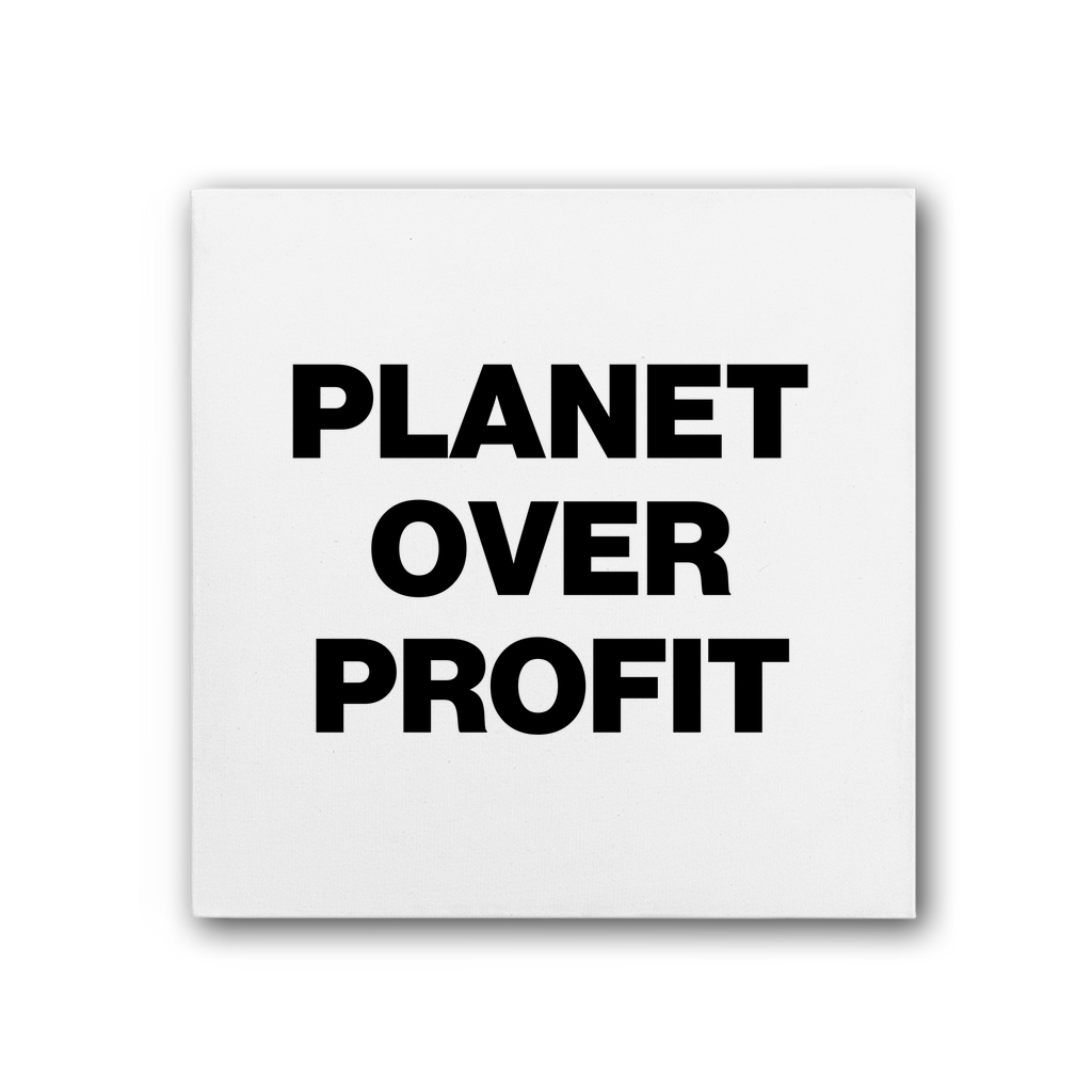 Planet Over Profit Premium Stretched Canvas