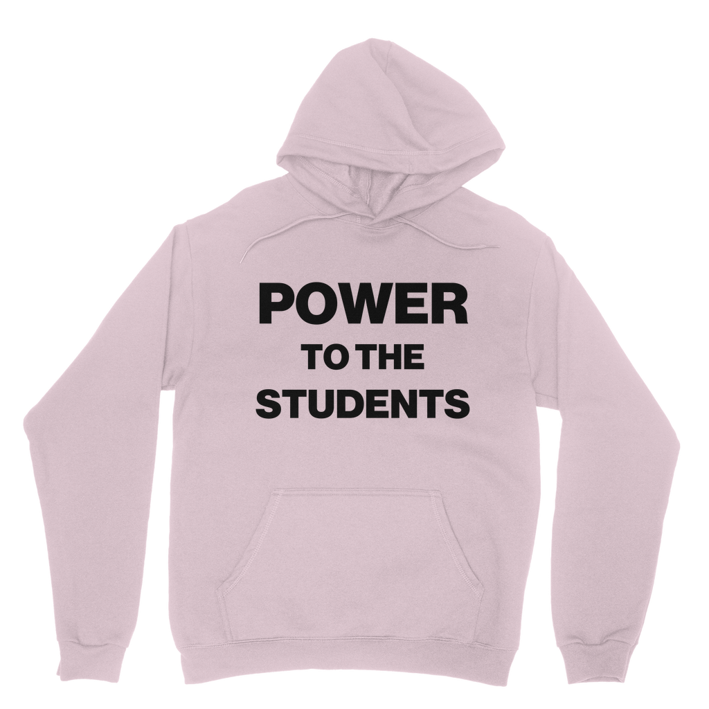 Power To The Students Organic Hoodie