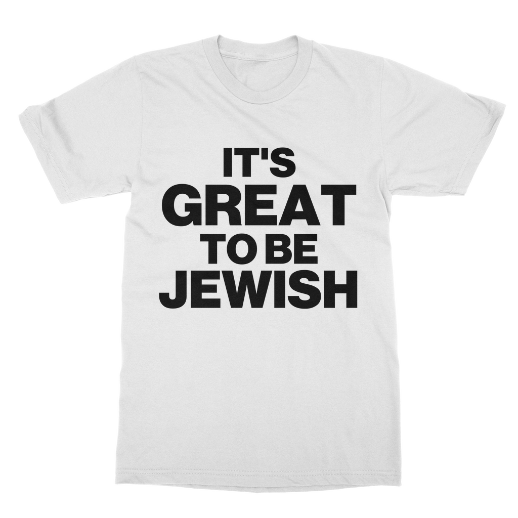 It's Great To Be Jewish Organic T-Shirt