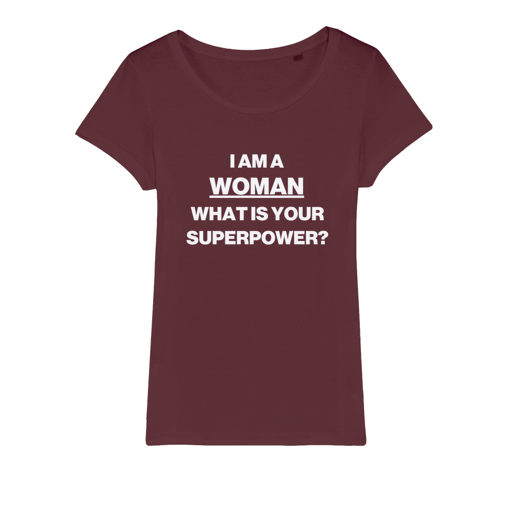 I Am A Woman Organic Women's T-Shirt