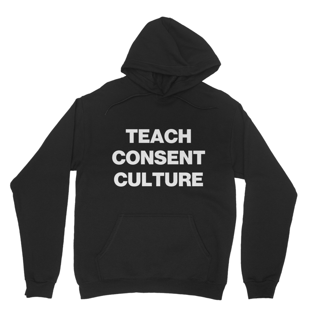 Teach Consent Culture Organic Hoodie