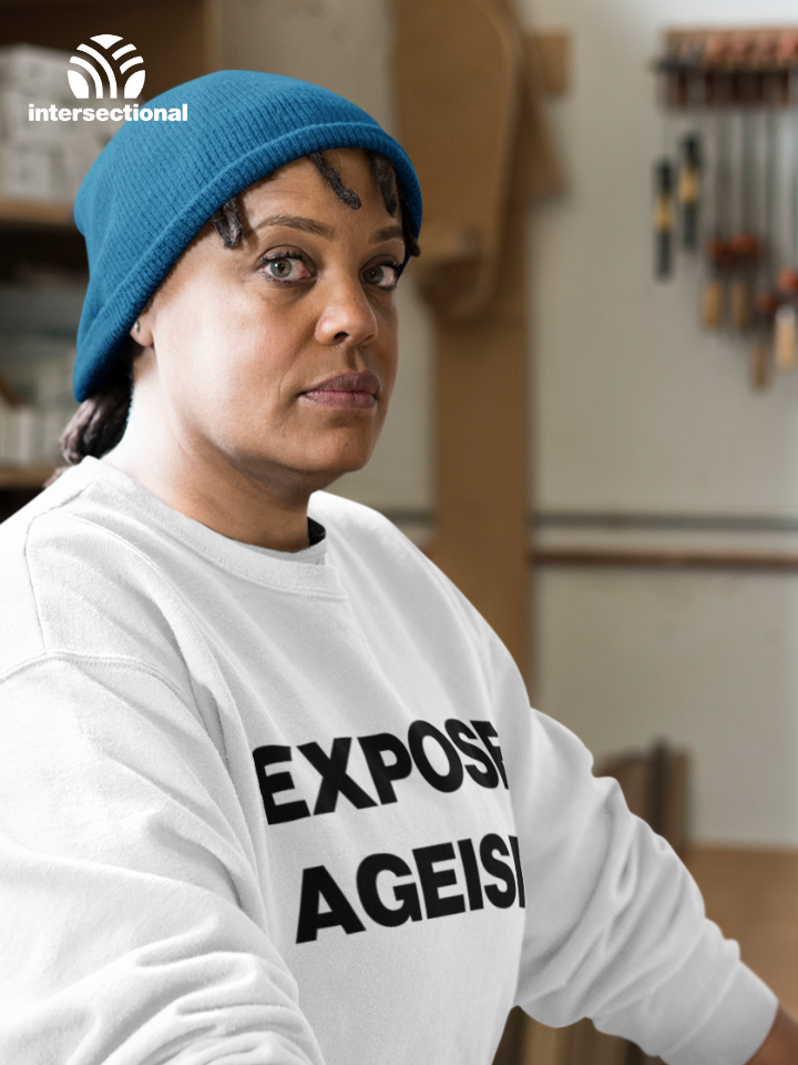 Expose Ageism Organic Sweatshirt
